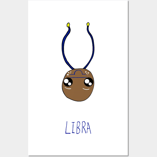 Libra Wall Art by marzipancreates